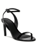 Calvin Klein Leder-Sandaletten in Schwarz