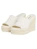 Calvin Klein Keilpantoletten in Creme