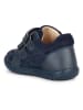 Geox Leder-Sneakers "Macchia" in Dunkelblau