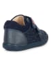 Geox Leder-Sneakers "Macchia" in Dunkelblau