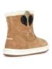 Geox Winterboots "Trottola" lichtbruin/wit