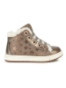 Geox Winterboots "Trottola" lichtbruin/goudkleurig/wit