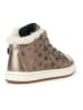 Geox Winterboots "Trottola" lichtbruin/goudkleurig/wit