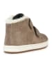 Geox Leren winterboots "Trottola" lichtbruin/wit