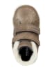 Geox Leren winterboots "Trottola" lichtbruin/wit