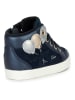 Geox Sneakers "Kilwi" in Dunkelblau/ Silber