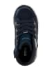 Geox Sneakers "Kilwi" in Dunkelblau/ Silber