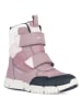 Geox Winterboots "Flexyper" in Schwarz/ Weiß/ Rosa