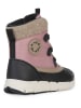 Geox Winterboots "Flexyper" in Schwarz/ Rosa/ Beige