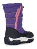 Geox Winterboots "Himalaya" in Lila/ Schwarz