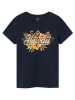 name it Shirt "Janine" oranje/donkerblauw