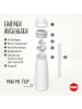 NUK Trinkflasche "Mini-Me Flip Cup Punkte" in Lila - 450 ml