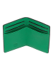 LIEBESKIND BERLIN Leren portemonnee groen - (B)10.2 x (H)7 x (D)0.7 cm