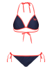 Reebok Bikini "Allegra" in Dunkelblau/ Rot