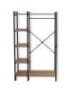 Scandinavia Concept Garderobe "Rex" in Hellbraun/ Schwarz - (B)163 x (H)90 x (T)34 cm