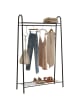 Scandinavia Concept Garderobe "Riley" in Schwarz - (B)144,5 x (H)89 x (T)32,5 cm