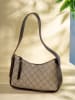 Lucky Bees Schultertasche in Beige/ Braun - (B)23 x (H)15 x (T)7 cm