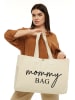 MORI Shopper bag w kolorze kremowym - 50 x 36 x 12 cm