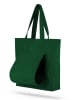 BAGmori Shopper in Grün - (B)40 x (H)40 x (T)13 cm
