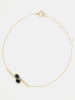 DIAMOND & CO Gouden armband "Cayagan" met diamanten en edelstenen