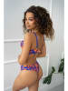Kris Line Biustonosz bikini "Rodos" w kolorze niebiesko-pomarańczowym