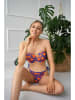 Kris Line Bikini-Hose "Rodos" in Blau/ Orange