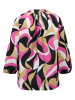 FYNCH-HATTON Bluse in Schwarz/ Pink/ Beige
