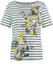 EDITION Shirt wit/zwart/geel