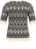 EDITION Sweter w kolorze czarno-kremowym