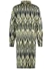EDITION Kleid in Schwarz/ Gelb/ Creme