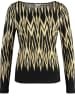 Gerry Weber Longsleeve in Schwarz/ Gelb/ Creme