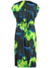 TAIFUN Kleid in Schwarz/ Blau/ Grün