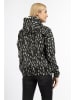 Schmuddelwedda Regenjacke in Schwarz/ Beige