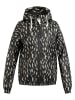Schmuddelwedda Regenjacke in Schwarz/ Beige
