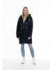 Schmuddelwedda Fleece mantel donkerblauw