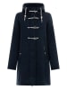 Schmuddelwedda Fleece mantel donkerblauw