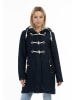 Schmuddelwedda Fleece mantel donkerblauw