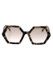 Marc Jacobs Damskie okulary przeciwsłoneczne w kolorze oliwkowo-czarnym