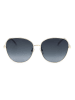 Marc Jacobs Damen-Sonnenbrille in Gold/ Dunkelblau