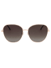 Marc Jacobs Damen-Sonnenbrille in Gold/ Braun