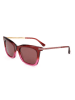 Jimmy Choo Damskie okulary przeciwsłoneczne w kolorze czerwonym