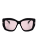 Marc Jacobs Damen-Sonnenbrille in Schwarz/ Rosa