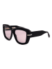 Marc Jacobs Damskie okulary przeciwsłoneczne w kolorze czarno-jasnoróżowym