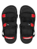 Puma Sandalen "Evolve" in Schwarz/ Rot