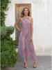 Isla Bonita by SIGRIS Kleid in Türkis/ Pink