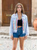 Isla Bonita by SIGRIS Jeansjacke in Hellblau