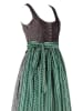 Almsach Dirndl in Grau/ Grün