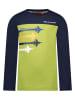 Tygo & Vito Longsleeve in Dunkelblau/ Grün