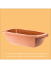 Römertopf Forma w kolorze jasnobrązowym do pieczenia - 31 x 9,5 x 16 cm