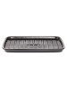 Römertopf Grillplatte in Schwarz - (B)34 x (H)2,8 x (T)23 cm